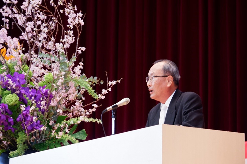 池田誠校友会会長祝辞